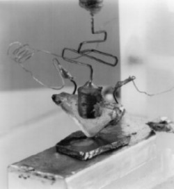 Brattain & Bardeen's point-contact germanium transistor operated as a speech amplifier with a power gain of 18 on December 23, 1947.